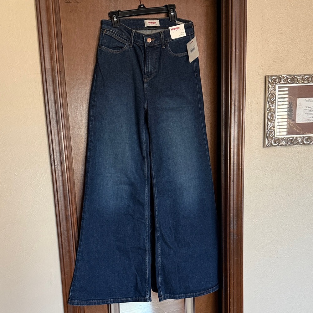 Wrangler Women's Flare Jeans - Deep Indigo